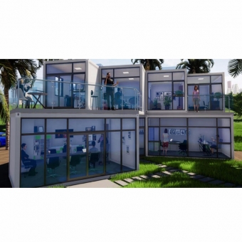 flat packed container home